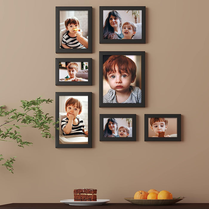 Pivot Individual Wall Photo Frames For Home Décor (Mix Sizes)