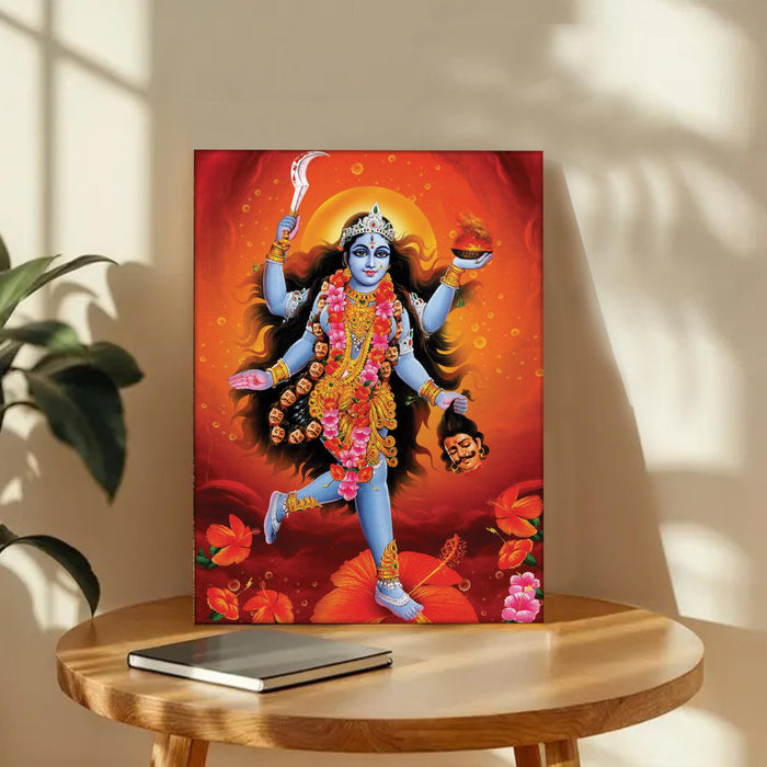 Spiritual Stretched Canvas Pooja room Temple Wall Art Print Painting on Stretched-Canvas (30x41 CM)