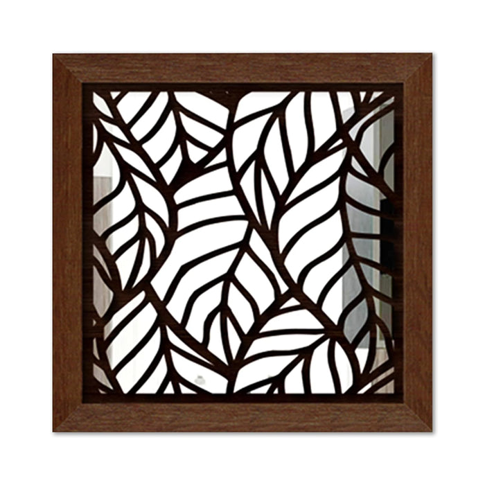 Abstract Decorative Wall Mirror Set of 3 Wall Mirror for Living Room & Wall Decoration- Size-13.2 X 13.2 Inches