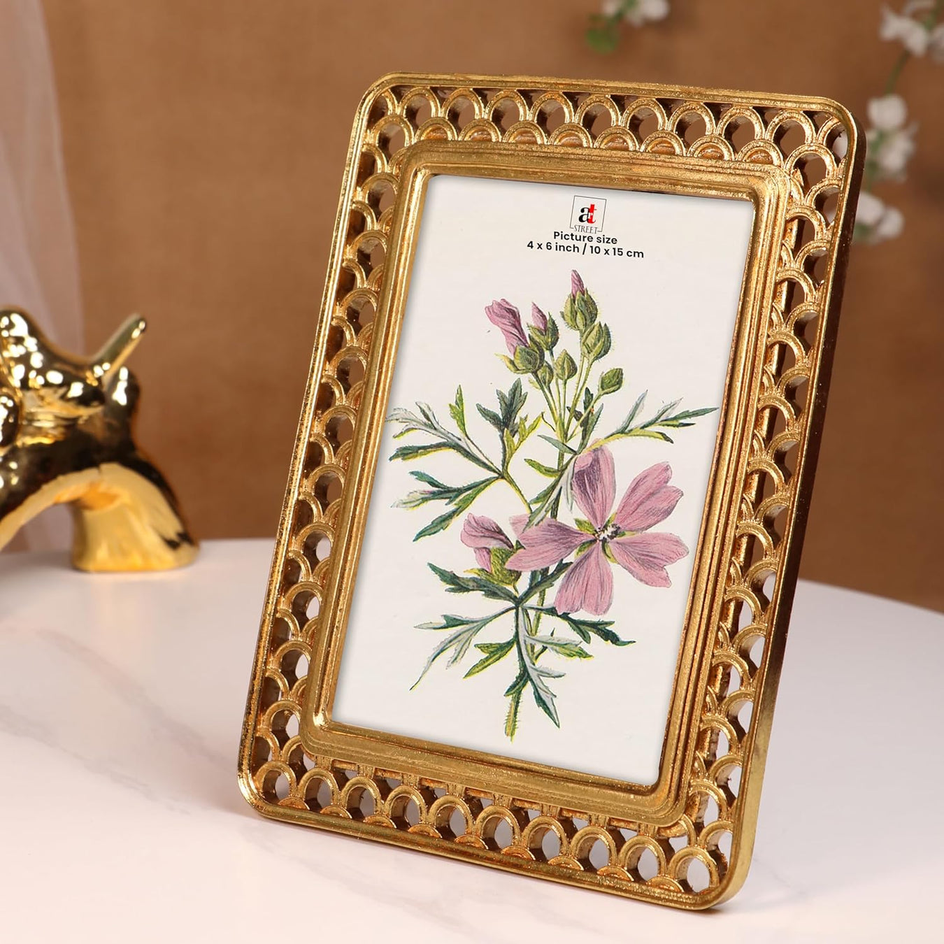 Golden Vintage photo frames
