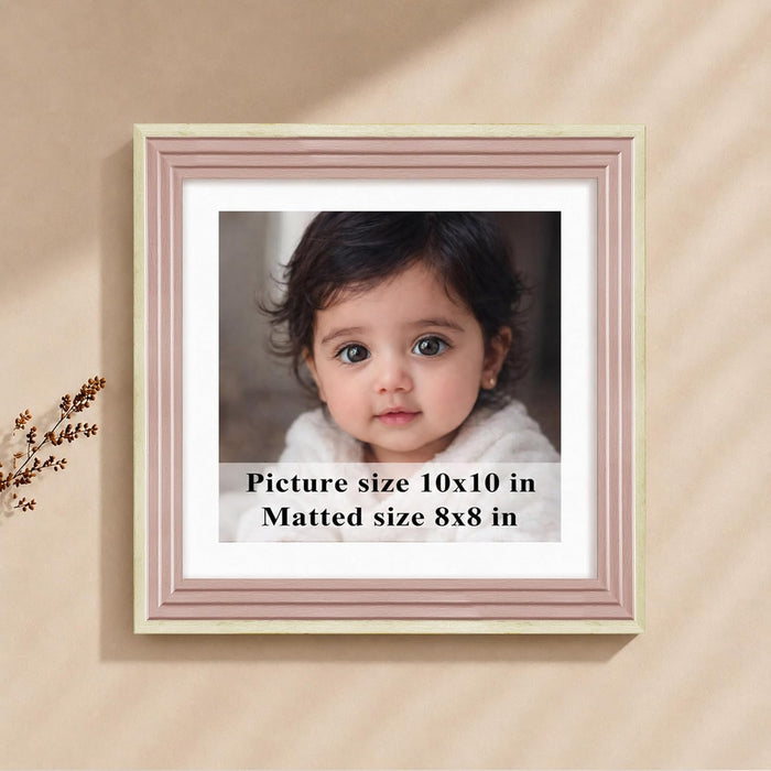 Natural Step Wall Hanging Frame Wooden Picture Frame for Home Decoration