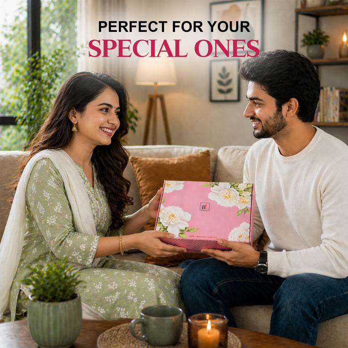 Art Street Rakshabandhan Gift Hamper for Sister with Elegant Crochet Flower Bouquet in Pink Pot, Acrylic Frame with Quote & Velvet Lined Jewelry Box