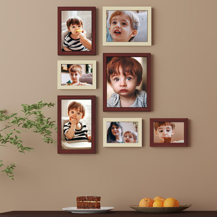 Pivot Individual Wall Photo Frames For Home Décor (Mix Sizes)