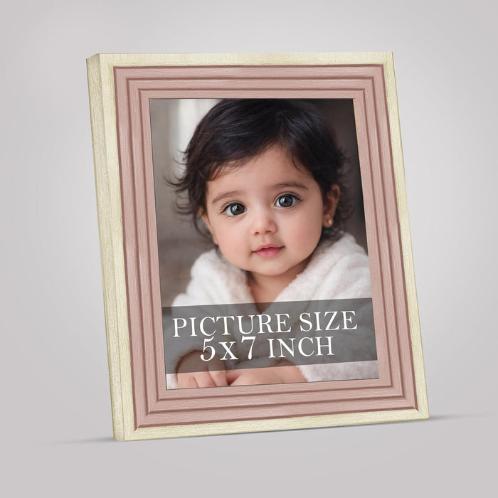Natural Step Wooden Table Photo Frame for Home Décor