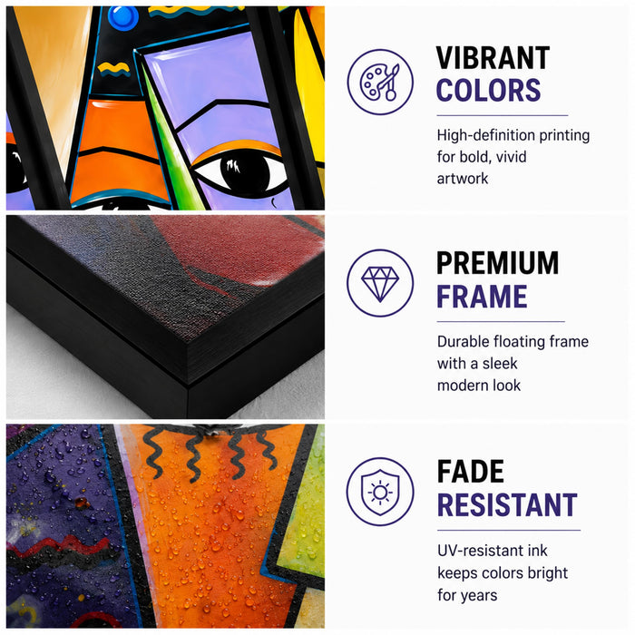 Traditional Indian Heritage Framed Wall Art Painting For Living Room | Peacock, Deer, Woman Artwork Poster with Frame for Wall, Decoration item for Bedroom, Set of 4, Size 9.5x19.5 Inch