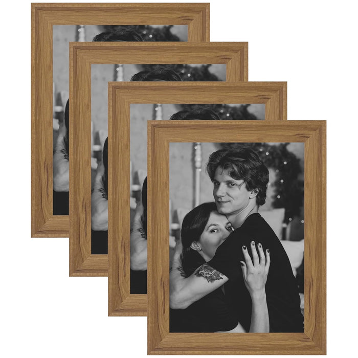 Art Street Set of 4 Individual Couple Photo Frame/Wall Hanging for Home Décor - (Cave White, Size 8x10 Inch)