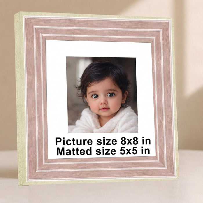 Luxury Photo Frame for living room, Modern Step Design Photo Frames for Photograph, Art Work, Kids Room (4x6 Inch, Blue)
