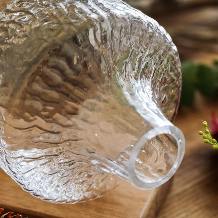 Glass Flower Vase for Modern Decorative Flower and Plants for Table Centerpiece Decoration (11x11 cm)