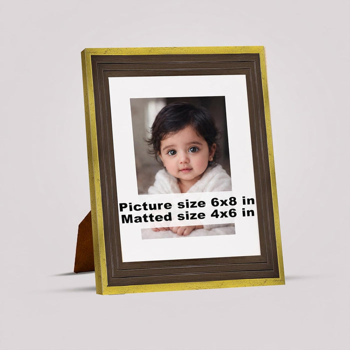 Natural Step Wooden Table Photo Frame for Home Décor