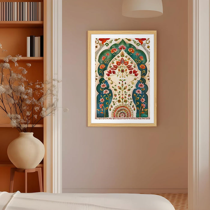 Floral Art Print, Wall Decorative Art Prints Framed Painting (17x23 Inch)