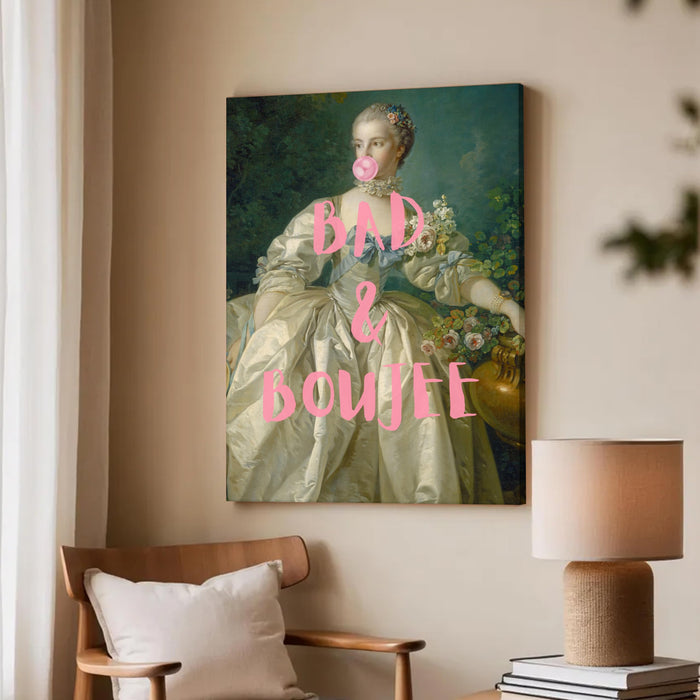 Be Nice Or Leave Canvas Painting Feminist, Motivational Poster, Feminist gifts (16x22 Inch)