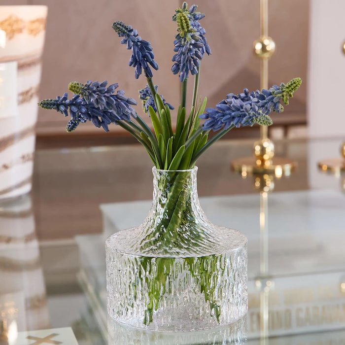 Glass Flower Vase for Modern Decorative Flower and Plants for Table Centerpiece Decoration (11x11 cm)