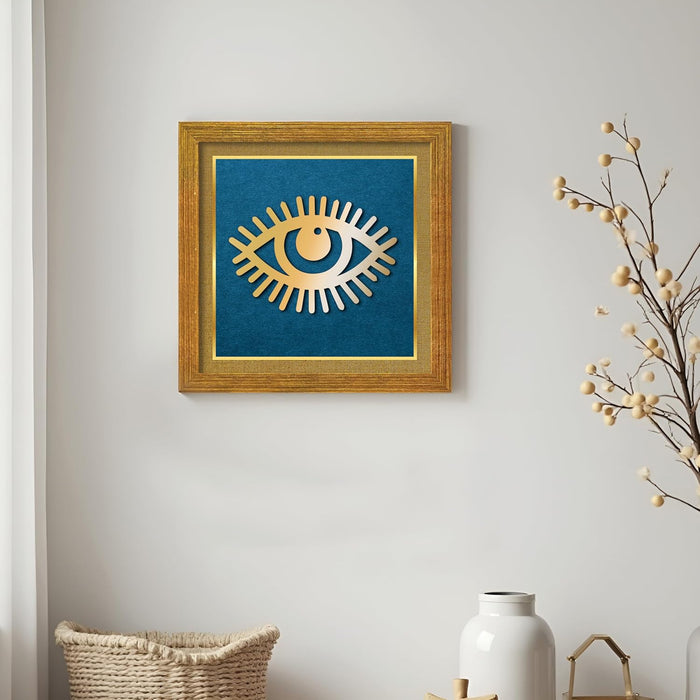 Evil Eye Vastu for Protection, Good Luck, Charm for Home and Office | Nazar Vastu Ideal Spiritual Gift for Women and Housewarming (9x9 Inch)