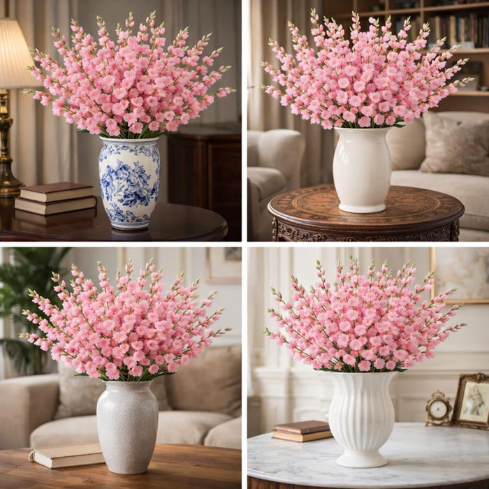 Art Street Artificial Gladiolus Flower Bunch for Vase, for Home Décor Table Placement Office Desk,