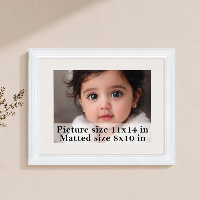 Natural Step Wall Hanging Frame Wooden Picture Frame for Home Decoration