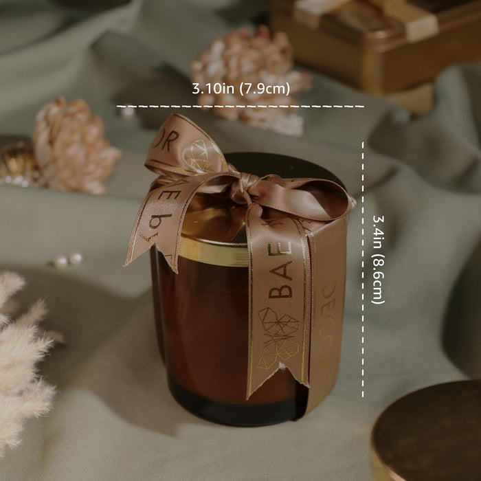 Mogra Scented Soy Wax Glass Votive Candle for Diwali Gifting | Glass Jar, Premium Collection Candle (Mogra)