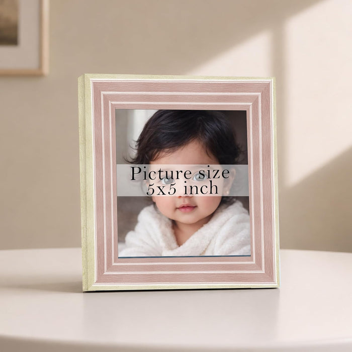Natural Step Wooden Table Photo Frame for Home Décor