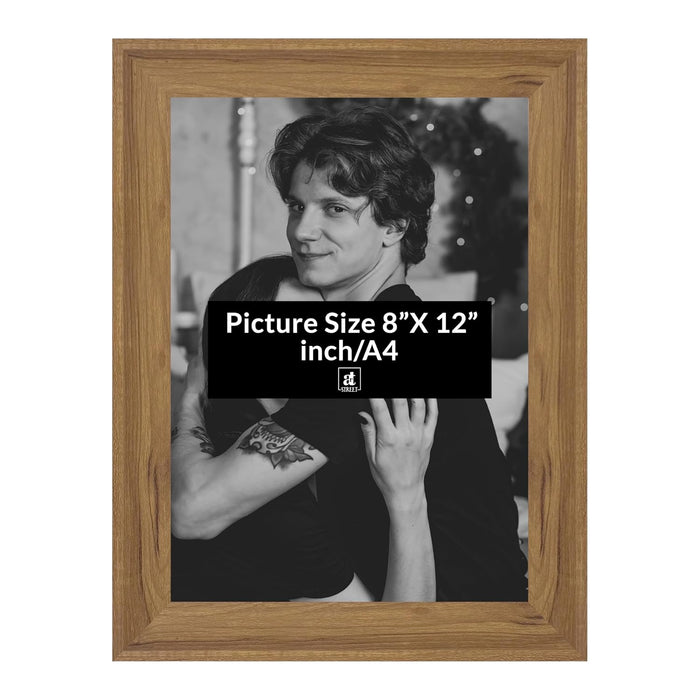 Art Street Set of 4 Individual Couple Photo Frame/Wall Hanging for Home Décor - (Cave White, Size 8x10 Inch)