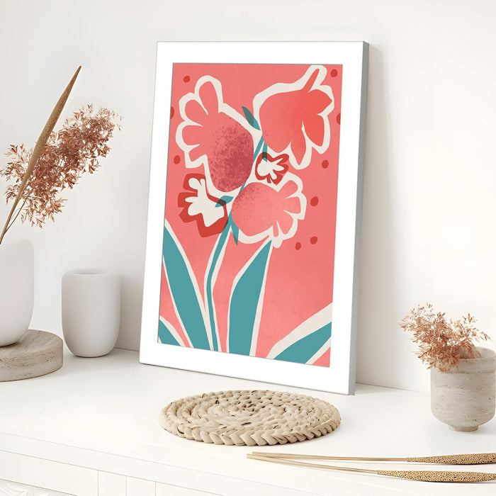 Art Street Framed Wall Art Print Abstract Still Life Flowers Bohemian Buds Wall Decor For Home, Bedroom, Office Decoration (Set Of 3, 12.7x17.5 Inch)