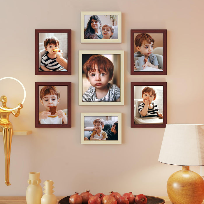 Individual Wall Photo Frames For Home Décor (Mix Sizes)