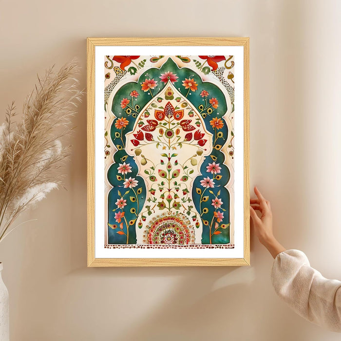 Floral Art Print, Wall Decorative Art Prints Framed Painting (17x23 Inch)