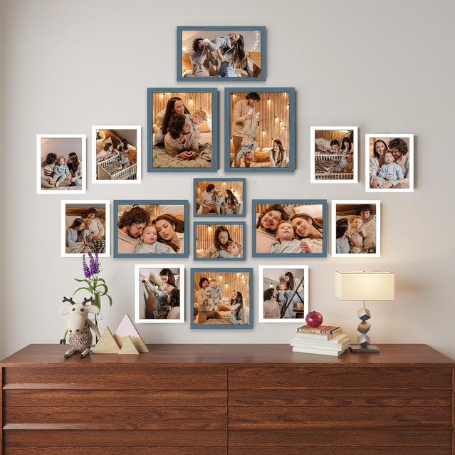 Large Collage Wall Photo Frame For Home Decoration. (Mix Sizes)