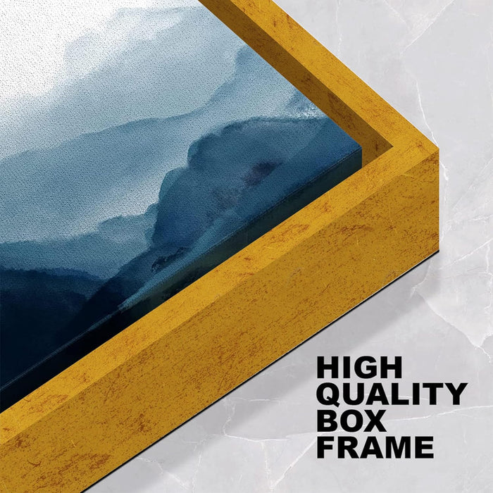 Abstract Mandala Art of Lotus and Koi Fish Multicolor Wall Art on Stretched Canvas – Frameless Unframed Gallery Wrap Canvas Wall Art 22x34 Inch