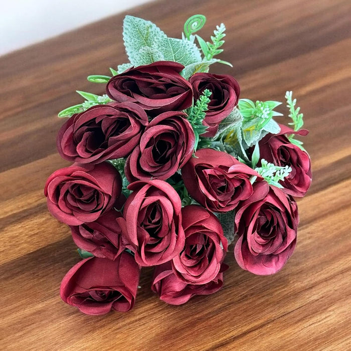 Art Street Artificial Red Rose Flowers Bouquet for ' S Day, Rose Flowers Bunch