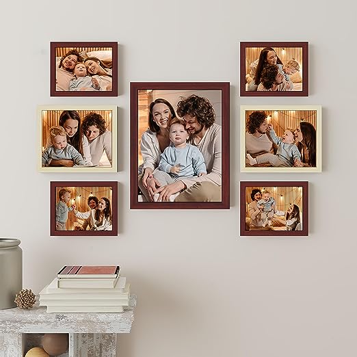 Large Collage Wall Photo Frame For Home Decoration. (Mix Sizes)