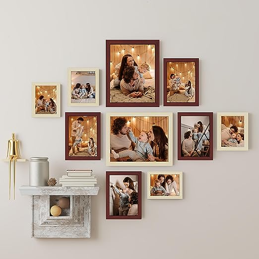 Large Collage Wall Photo Frame For Home Decoration. (Mix Sizes)