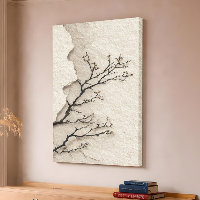 Abstract Branch Stretched Canvas Painting For Living Room | Modern Illustration Stretched Canvas Wall Art For Livingroom Home Decor, Bedroom, Hallway's, Office, Hotel - 56x86 cm
