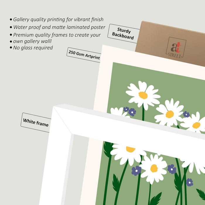 Motivational Quotes Life is Too Short To Wait Art Prints (Set Of 4, (A4) 8x12 Inch)