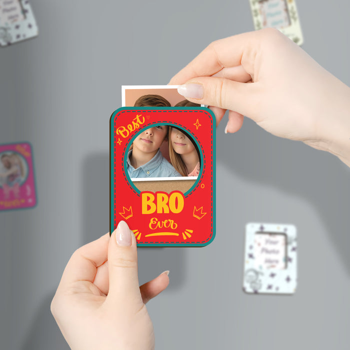 Fridge Magnet Photo Frame, Decorative Magnetic Photo Frames for Fridge Panel, Locker, Office Cabinet, or Metal Surface