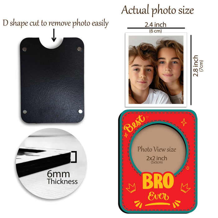 Fridge Magnet Photo Frame, Decorative Magnetic Photo Frames for Fridge Panel, Locker, Office Cabinet, or Metal Surface