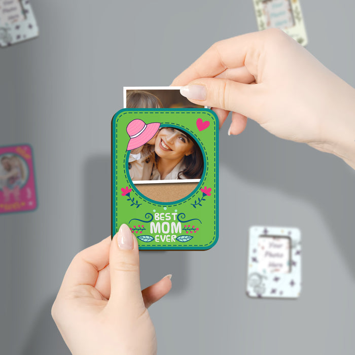 Fridge Magnet Photo Frame, Decorative Magnetic Photo Frames for Fridge Panel, Locker, Office Cabinet, or Metal Surface