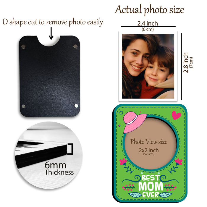 Fridge Magnet Photo Frame, Decorative Magnetic Photo Frames for Fridge Panel, Locker, Office Cabinet, or Metal Surface