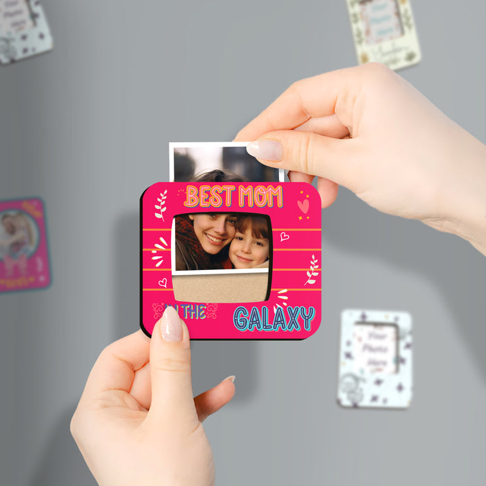 Fridge Magnet Photo Frame, Decorative Magnetic Photo Frames for Fridge Panel, Locker, Office Cabinet, or Metal Surface