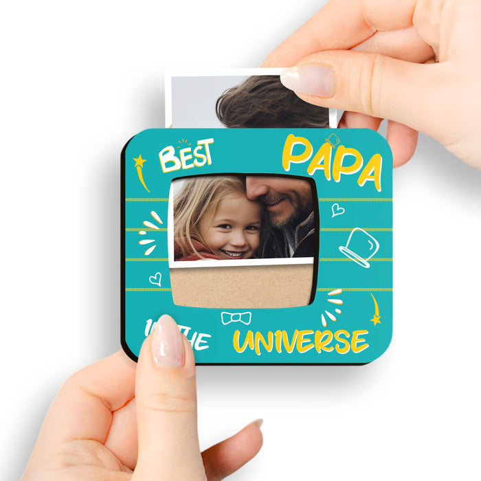 Fridge Magnet Photo Frame, Decorative Magnetic Photo Frames for Fridge Panel, Locker, Office Cabinet, or Metal Surface
