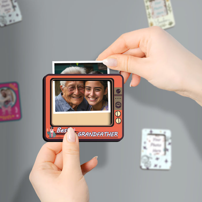 Fridge Magnet Photo Frame, Decorative Magnetic Photo Frames for Fridge Panel, Locker, Office Cabinet, or Metal Surface