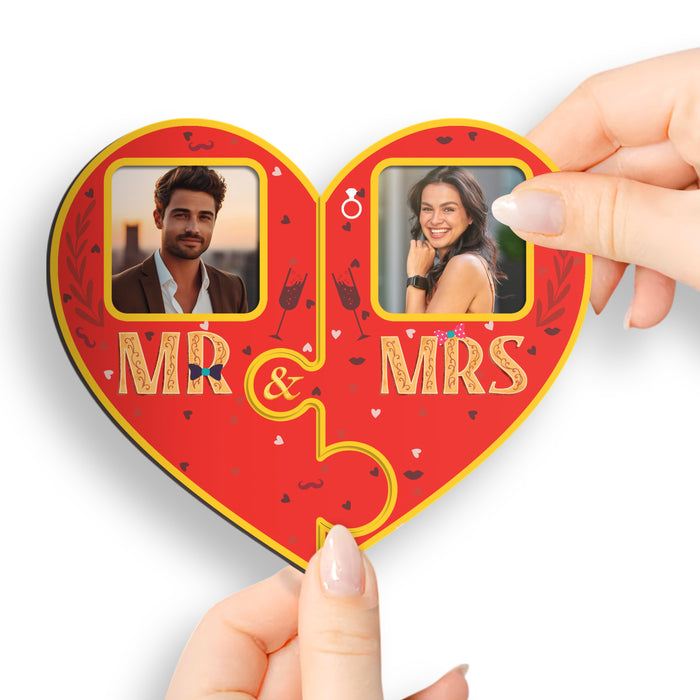 Fridge Magnet Photo Frame, Decorative Magnetic Photo Frames for Fridge Panel, Locker, Office Cabinet, or Metal Surface