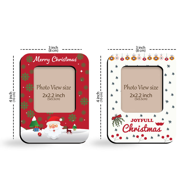 Fridge Magnet Photo Frame, Decorative Magnetic Photo Frames for Fridge Panel, Locker, Office Cabinet, or Metal Surface