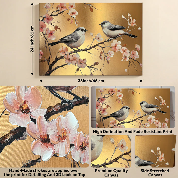 Stretched Canvas 3D Wall Art Textured Painting, Stretched Canvas Zen Spiritual Artwork Hand-Painted Tranquil Meditation Room Decor, Giclée Print 61x91 cm