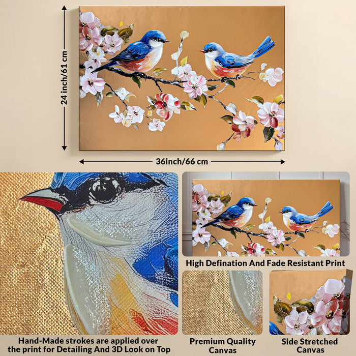 Stretched Canvas 3D Wall Art Textured Painting, Stretched Canvas Zen Spiritual Artwork Hand-Painted Tranquil Meditation Room Decor, Giclée Print 61x91 cm