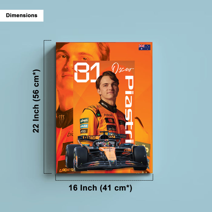 Stretched Canvas Motorsport Racing Print Painting with Modern Stretched Canvas Graphic Car Race 41x56 cm / 56x86 cm