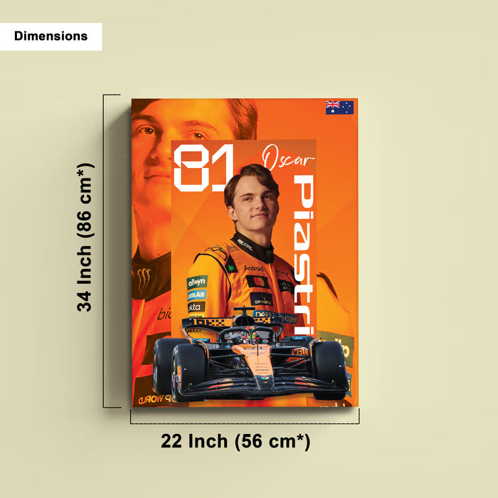 Stretched Canvas Motorsport Racing Print Painting with Modern Stretched Canvas Graphic Car Race 41x56 cm / 56x86 cm