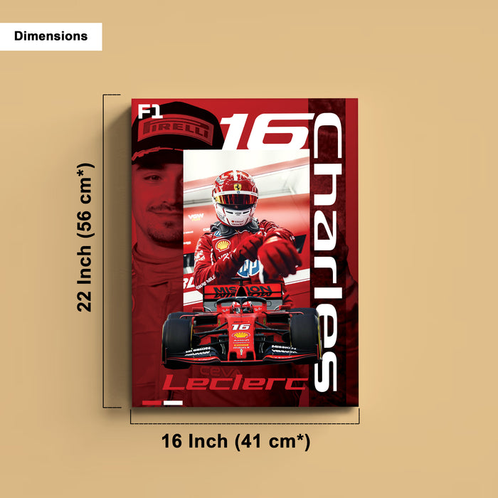 Stretched Canvas Motorsport Racing Print Painting with Modern Stretched Canvas Graphic Car Race 41x56 cm / 56x86 cm