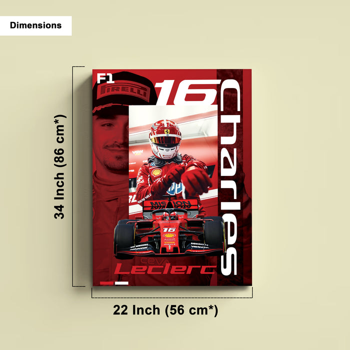 Stretched Canvas Motorsport Racing Print Painting with Modern Stretched Canvas Graphic Car Race 41x56 cm / 56x86 cm