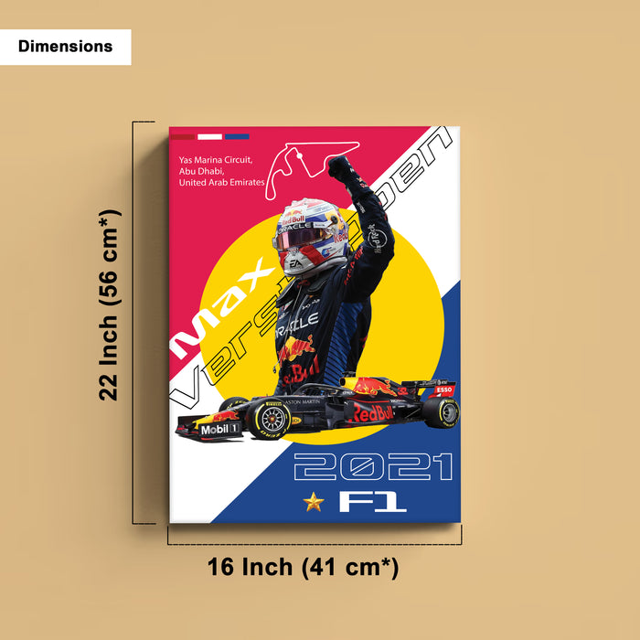 Stretched Canvas Racing Car Painting Wall Art, Motorsport Style Poster, Stretched Canvas Racing Art Print Home Decor 41x56 cm / 56x86 cm