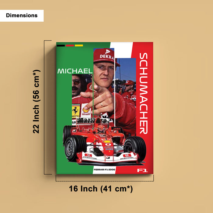 Stretched Canvas Racing Car Painting Wall Art, Motorsport Style Poster, Stretched Canvas Racing Art Print Home Decor 41x56 cm / 56x86 cm