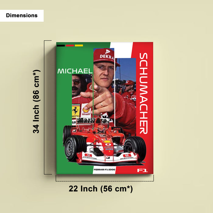 Stretched Canvas Racing Car Painting Wall Art, Motorsport Style Poster, Stretched Canvas Racing Art Print Home Decor 41x56 cm / 56x86 cm